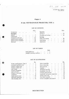 BTH SRB manual. Camera Instructions.